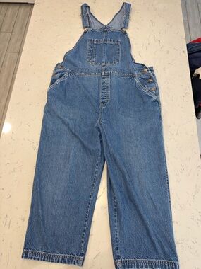 Vintage Cherokee Carpenter Denim Overalls Mens XL Blue Workwear Baggy Y2K